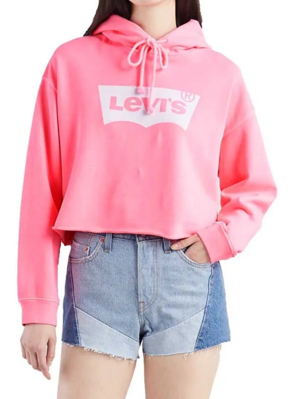 Levi's- Raw Cut Cropped Hoodie